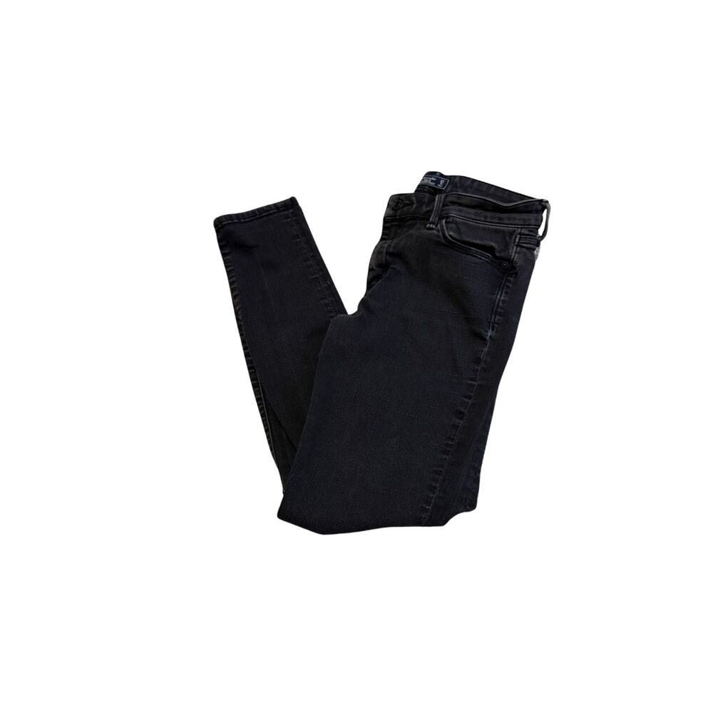 Abercrombie & Fitch Harper Super Skinny Black Ripped Jeans – Size 27 / 4R